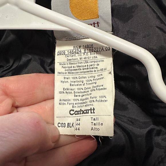 Carhartt Men's Black Jacket *GUC* - Picture 5 of 5